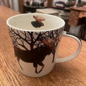 Moose With Trees Coffee Cup Mug by Paperproducts Design